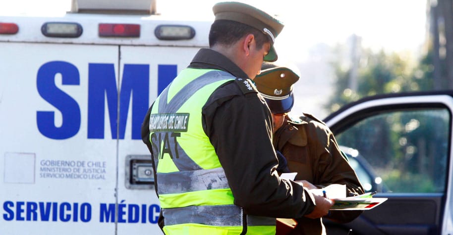 Joven conductor falleció tras volcar en la avenida Costanera en Hualpén
