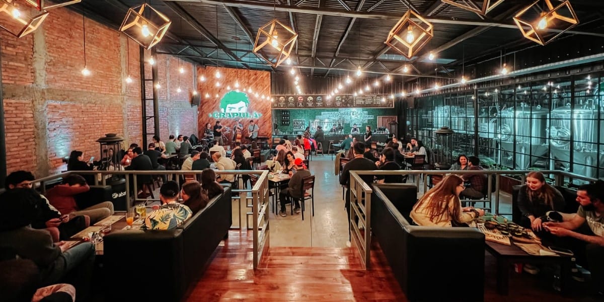 Abre el Crápula: Bar “único en Concepción” en el que crean cerveza artesanal a la vista del público