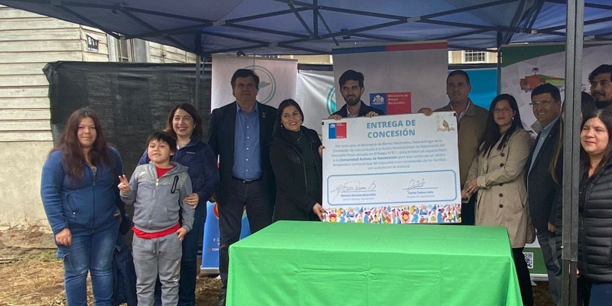 Entregan concesión para construir Centro Terapéutico para personas autistas en Nacimiento