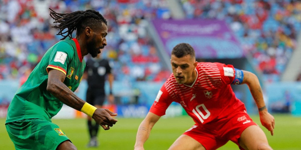 Suiza ganó por la cuenta mínima a Camerún: Con gol de un camerunés