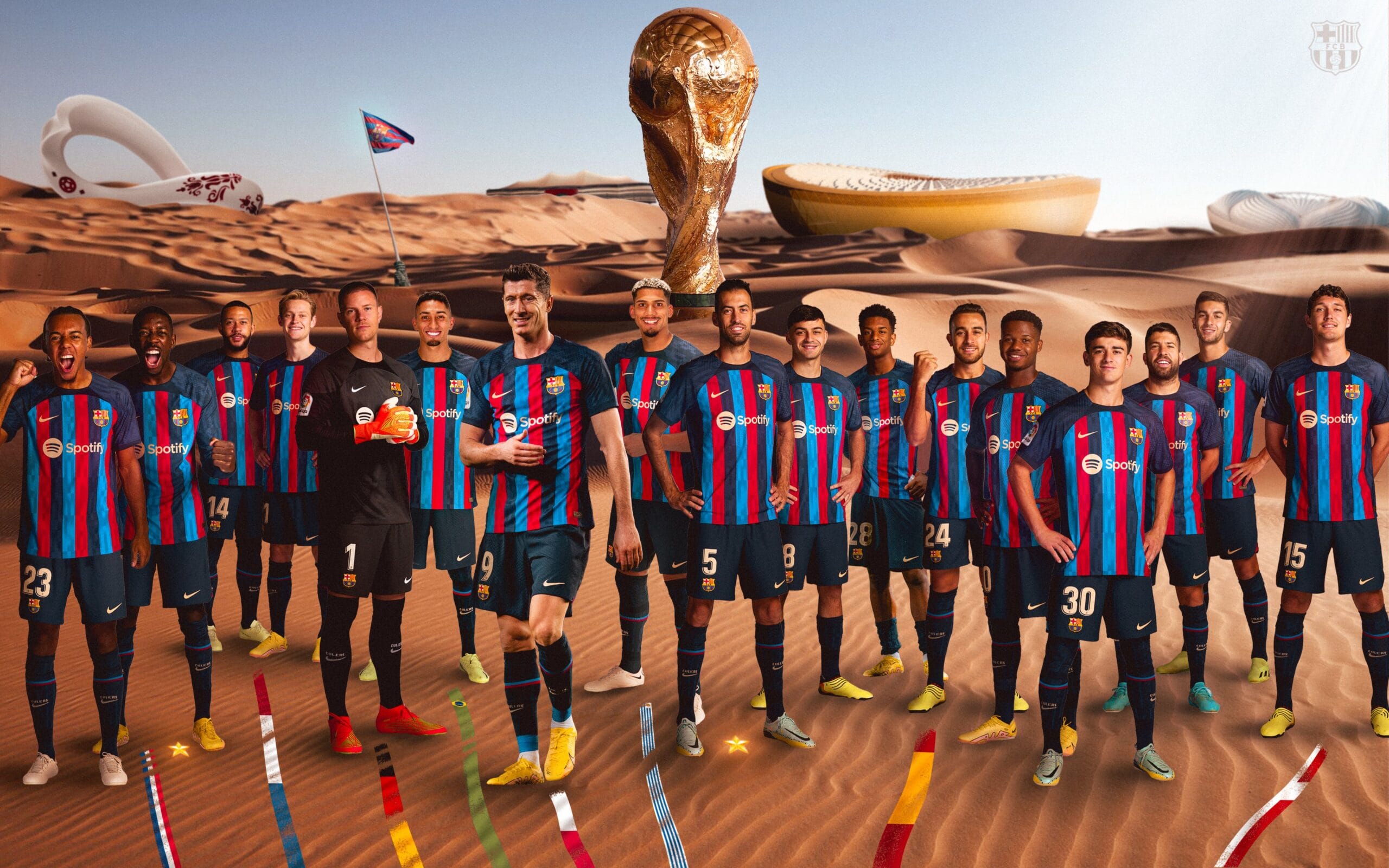 Revisa la lista: Barcelona es el equipo con más jugadores citados al Mundial