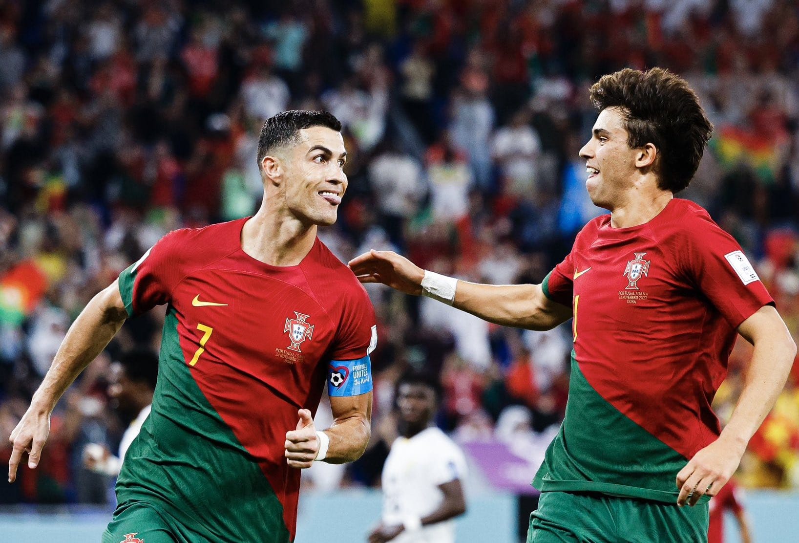 Cristiano Ronaldo le gana el gallito a Luis Suárez y Portugal se impone con propiedad a Uruguay