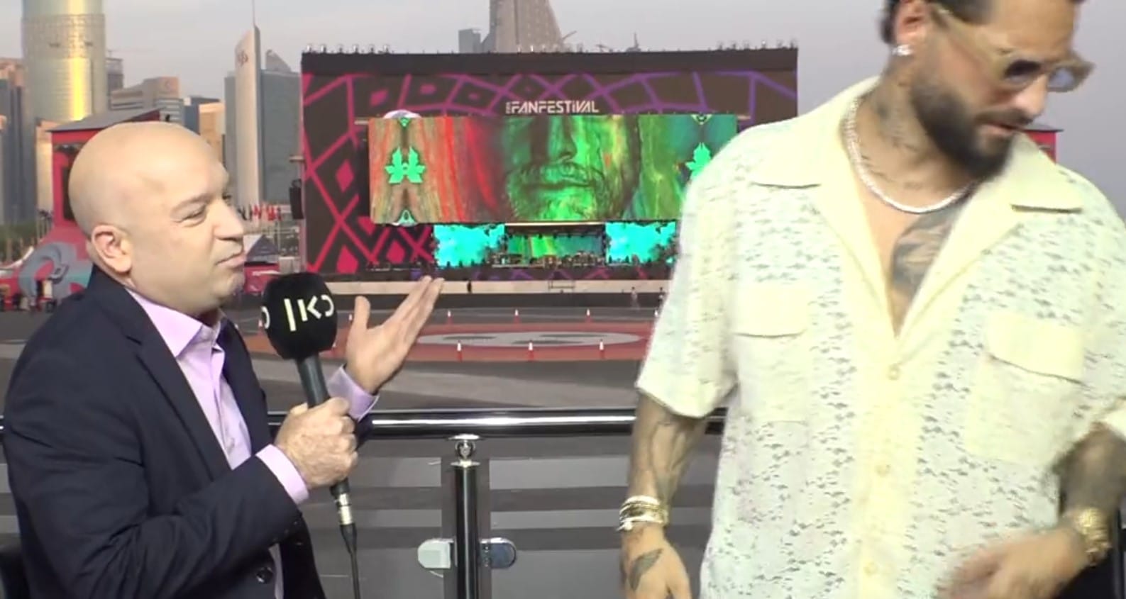 Maluma abandona entrevista molesto por pregunta sobre derechos humanos en Qatar