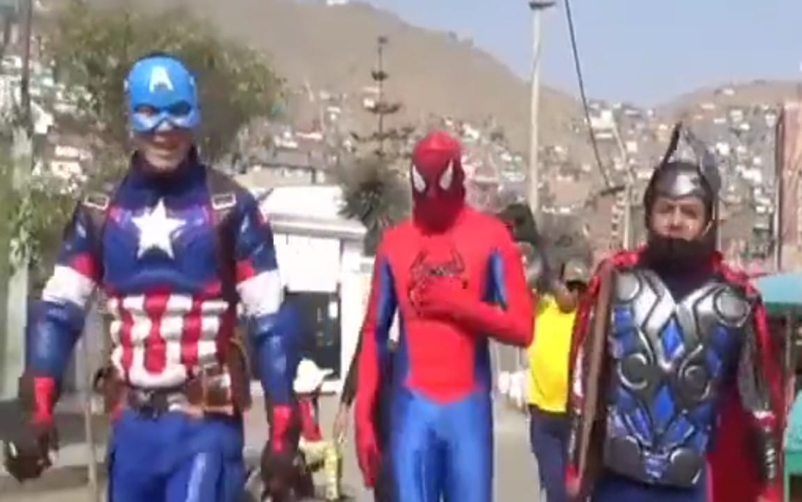 Policías se disfrazaron de superhéroes para desbaratar banda dedicada al narcotráfico