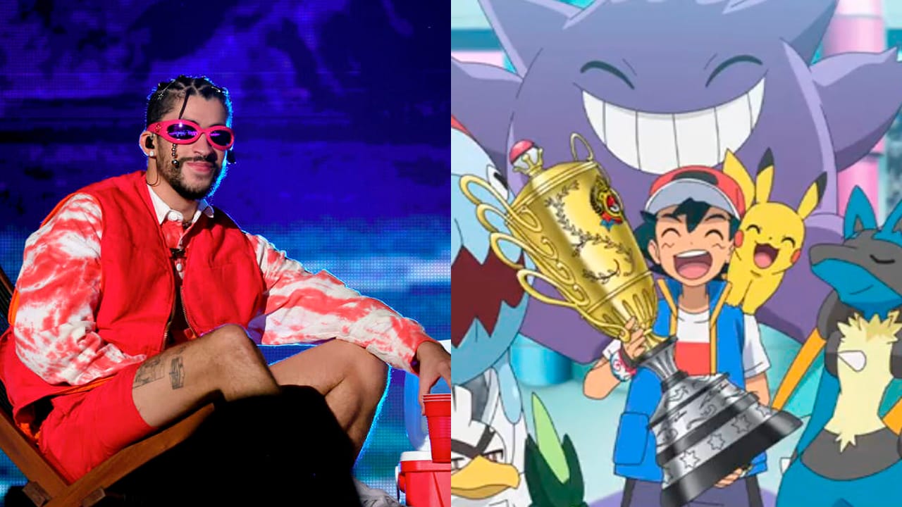 Bad Bunny felicitó a Ash Ketchum por ganar su primer campeonato mundial de Pokémon