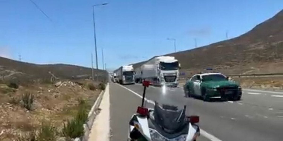 Envían más de 50 camiones escoltados al norte del país para evitar desabastecimiento