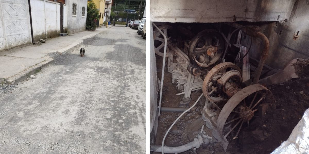 Vecinos Villa ex CCU de Concepción molestos por abandono de obras de pavimentación y poca importancia por el patrimonio