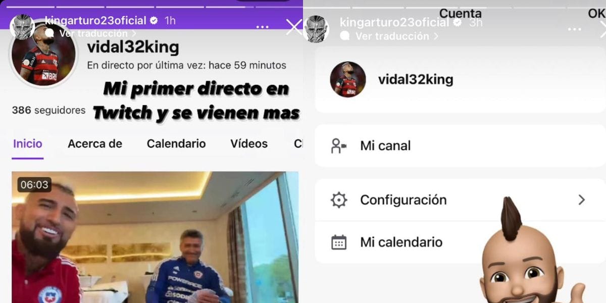 Arturo Vidal llegó a Twitch: El Rey publicó su cuenta en la plataforma de straming