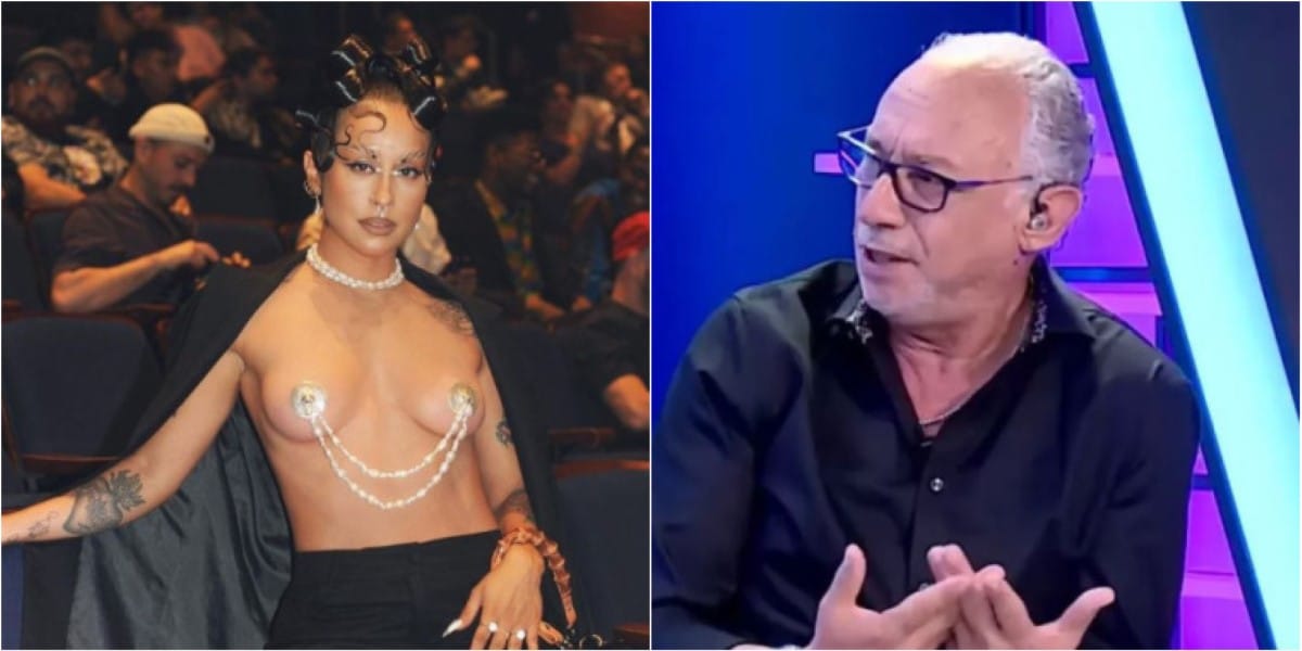 Inesperada reacción de Mauricio Israel cuando comentó look de Denise Rosenthal: “No te vayas”