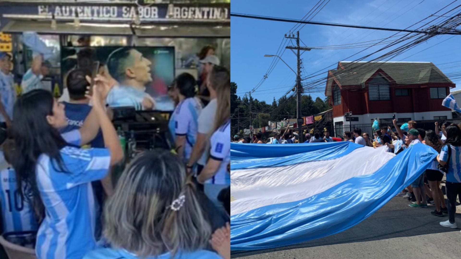 La Bombonera: El food truck de San Pedro de la Paz que reunió argentinos festejando el Mundial