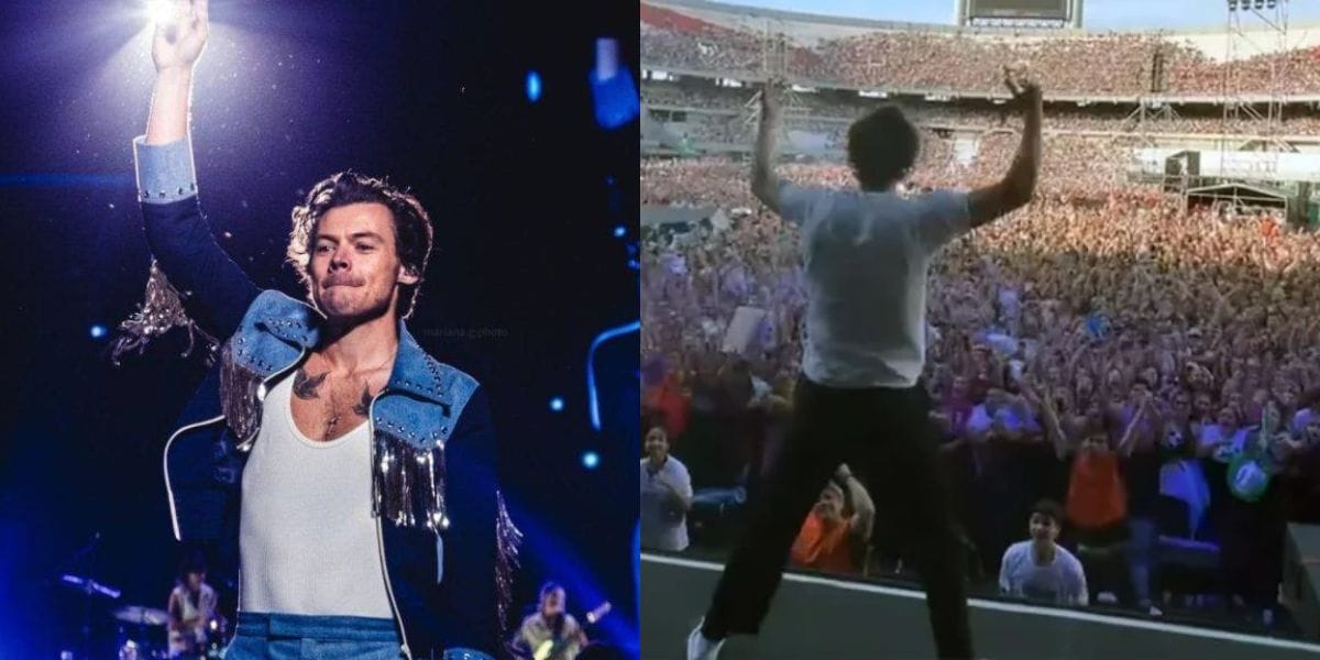Harry Styles celebró en pleno escenario triunfo de Argentina hacia los cuartos de final de Qatar