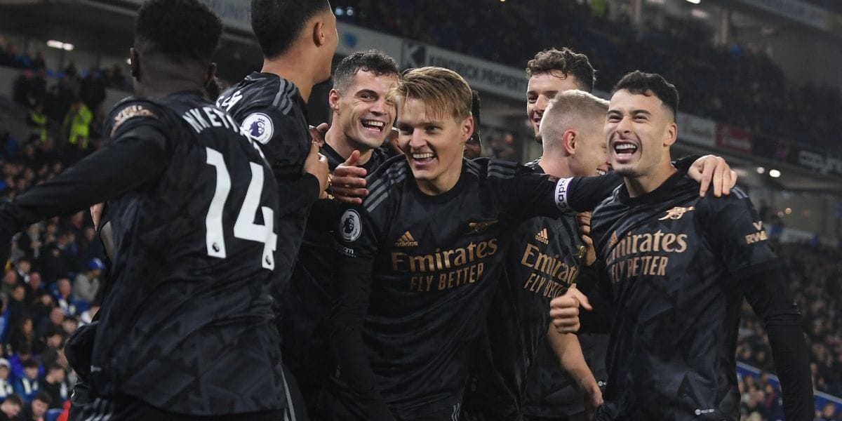 El Arsenal despidió el 2022 como puntero absoluto de la Premier League