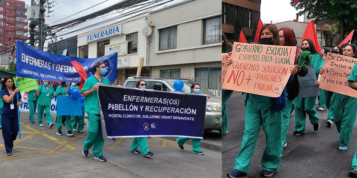 Suspenden cirugías a 82 personas ante paro de unidad de pabellón del Hospital Regional de Concepción