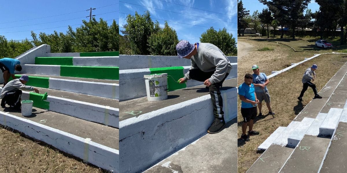 Hinchas y jugadores del fútbol amateur luchan por mantener vivo el abandonado Estadio Gaete