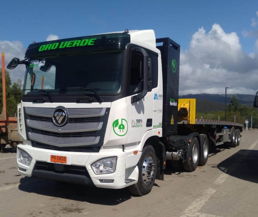 Primer camión 100% eléctrico debutó en faenas forestales del Biobío con éxito