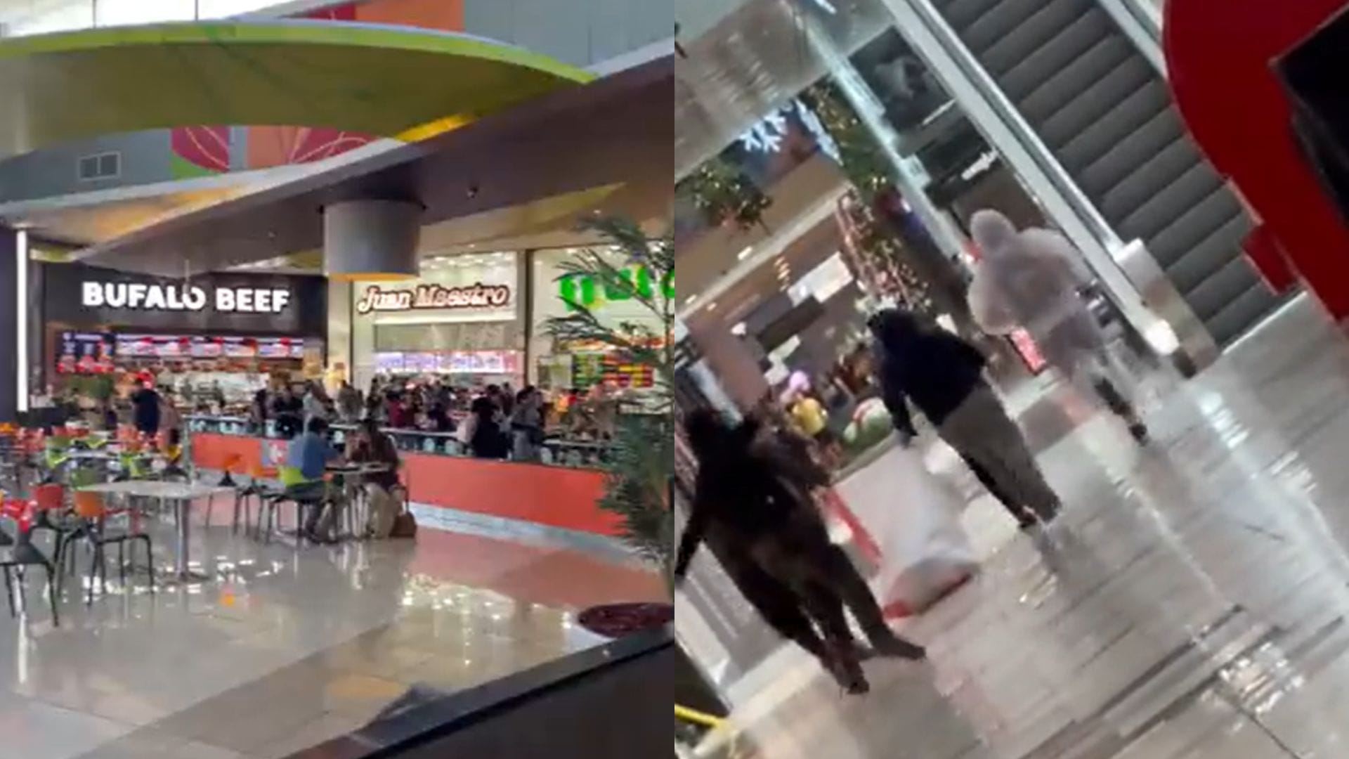 Clientes registran balacera al interior del Mall Arauco Maipú