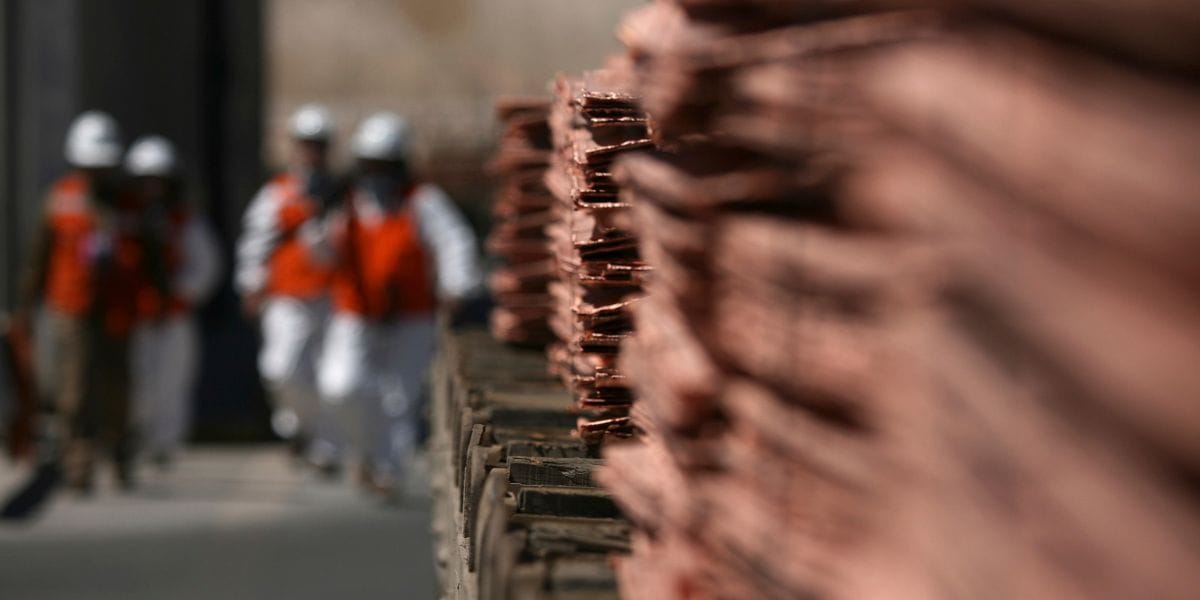 Precio referencial del cobre alcanza su máximo nivel en tres semanas