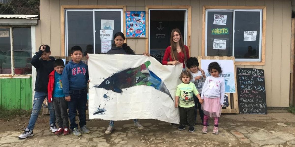 Proyecto inédito en el Biobío enseñará a escolares sobre las ballenas que transitan por la zona