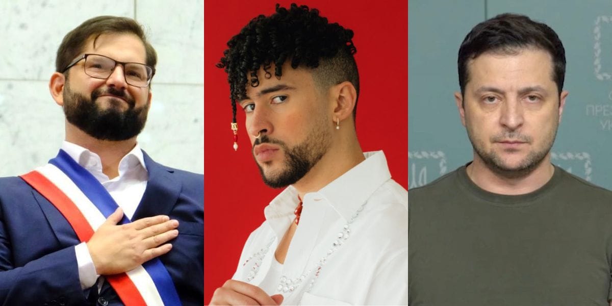 Gabriel Boric, Bad Bunny y Volodímir Zelenski entre las 50 personas más influyentes del 2022 según Bloomberg
