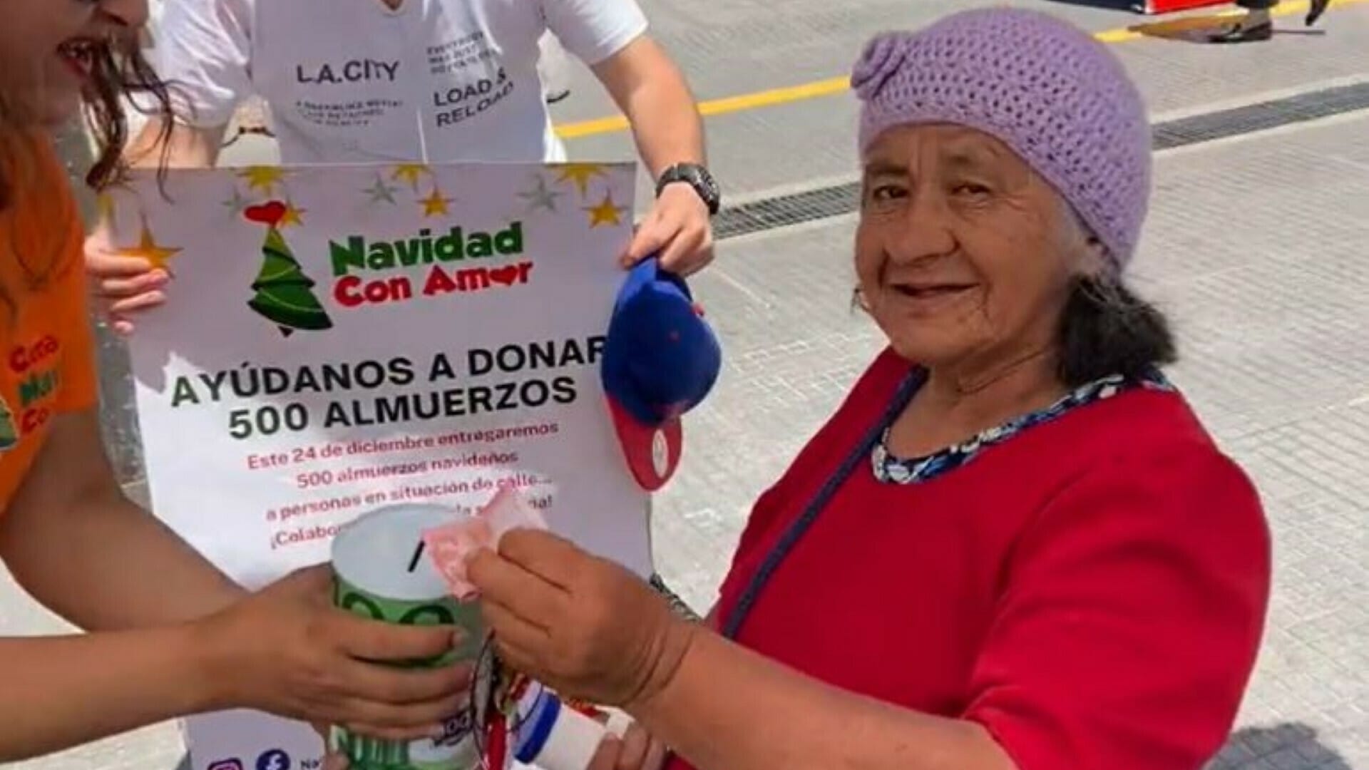 Mireya donó $5 mil para almuerzos navideños a personas vulnerables: “Es de buen corazón”
