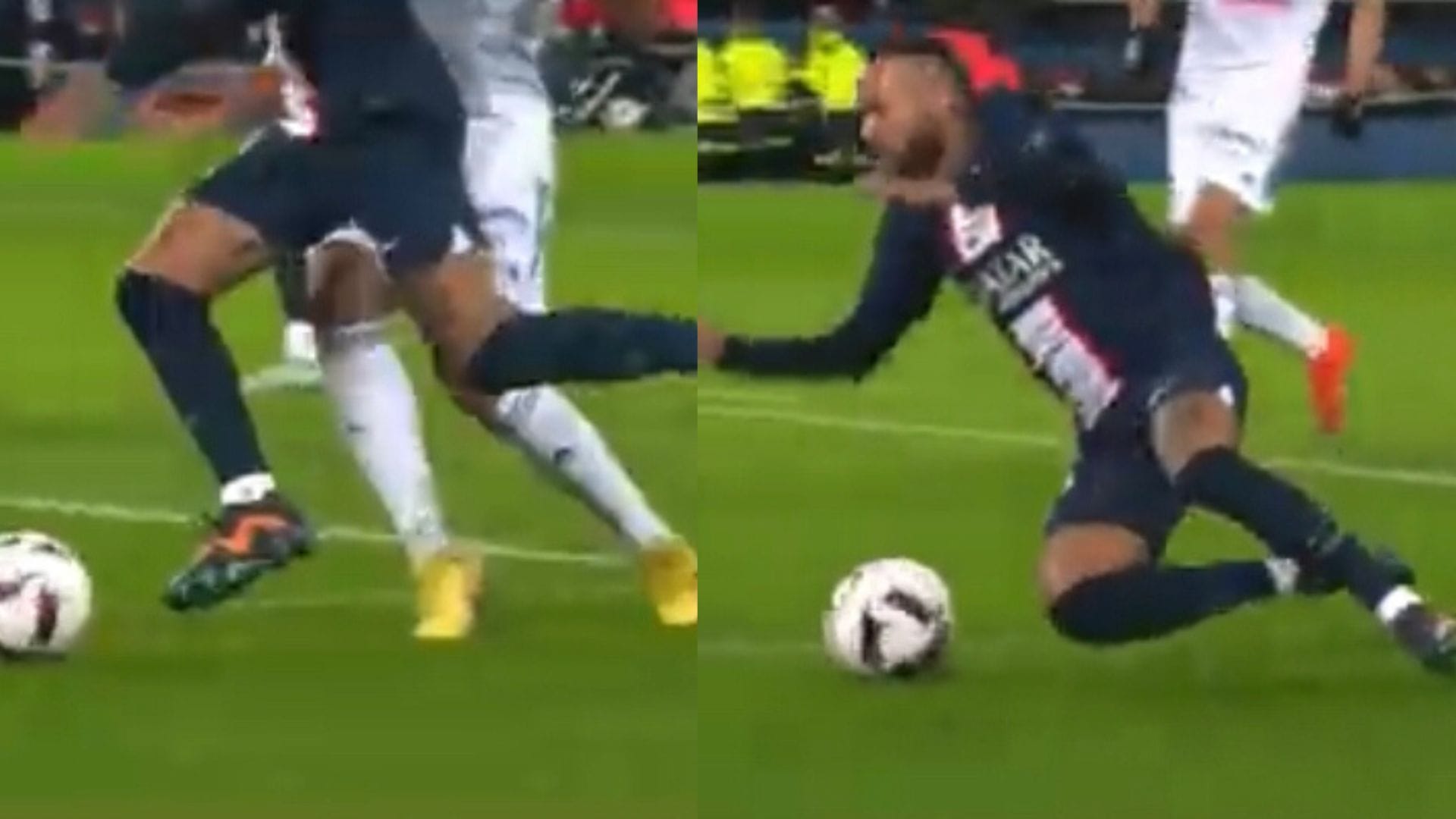 Mal arranque para Neymar en PSG post Mundial: Fue expulsado por simular penal