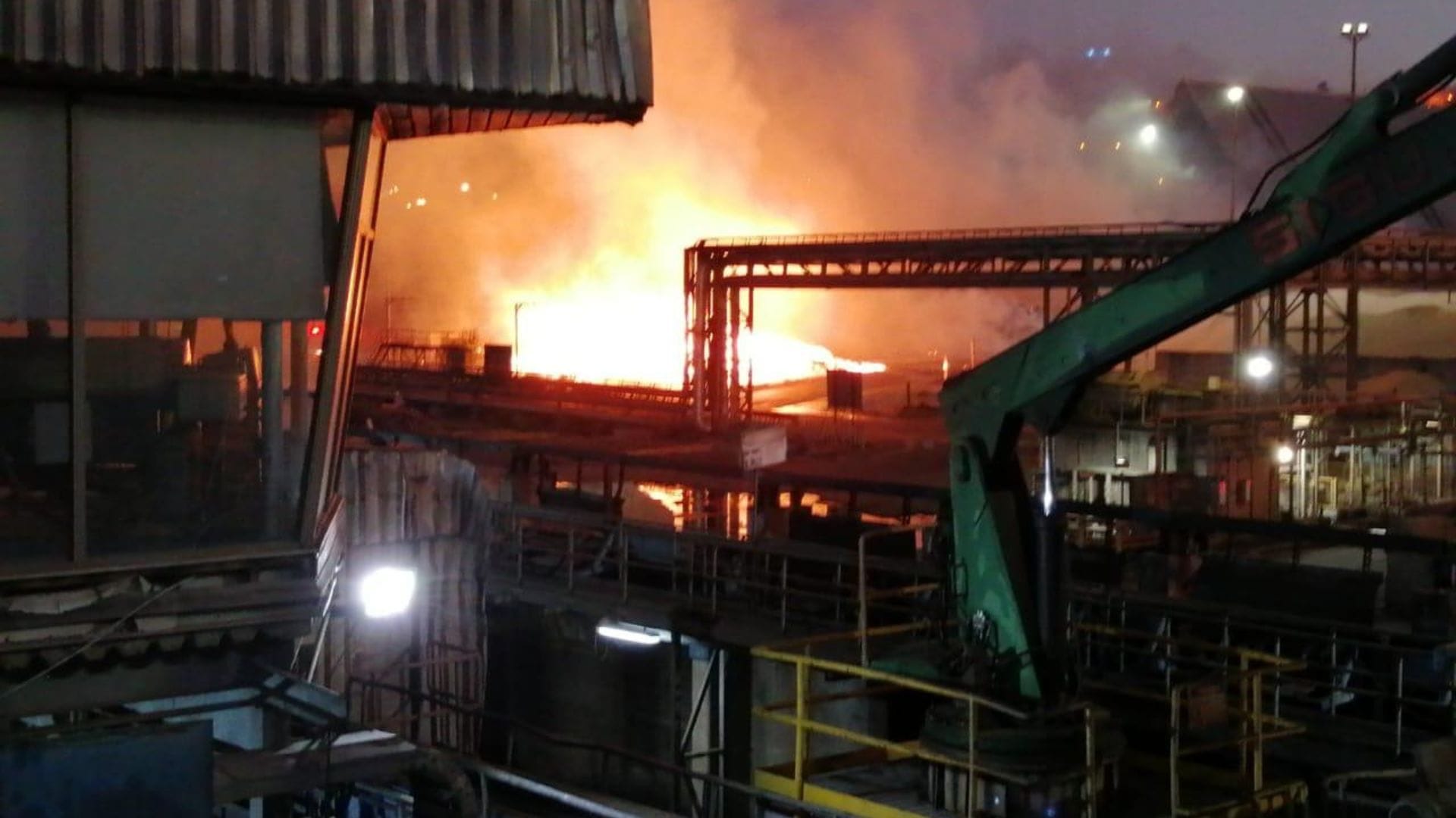 Incendio se registró en planta de energía de Complejo Nueva Aldea en Ñuble