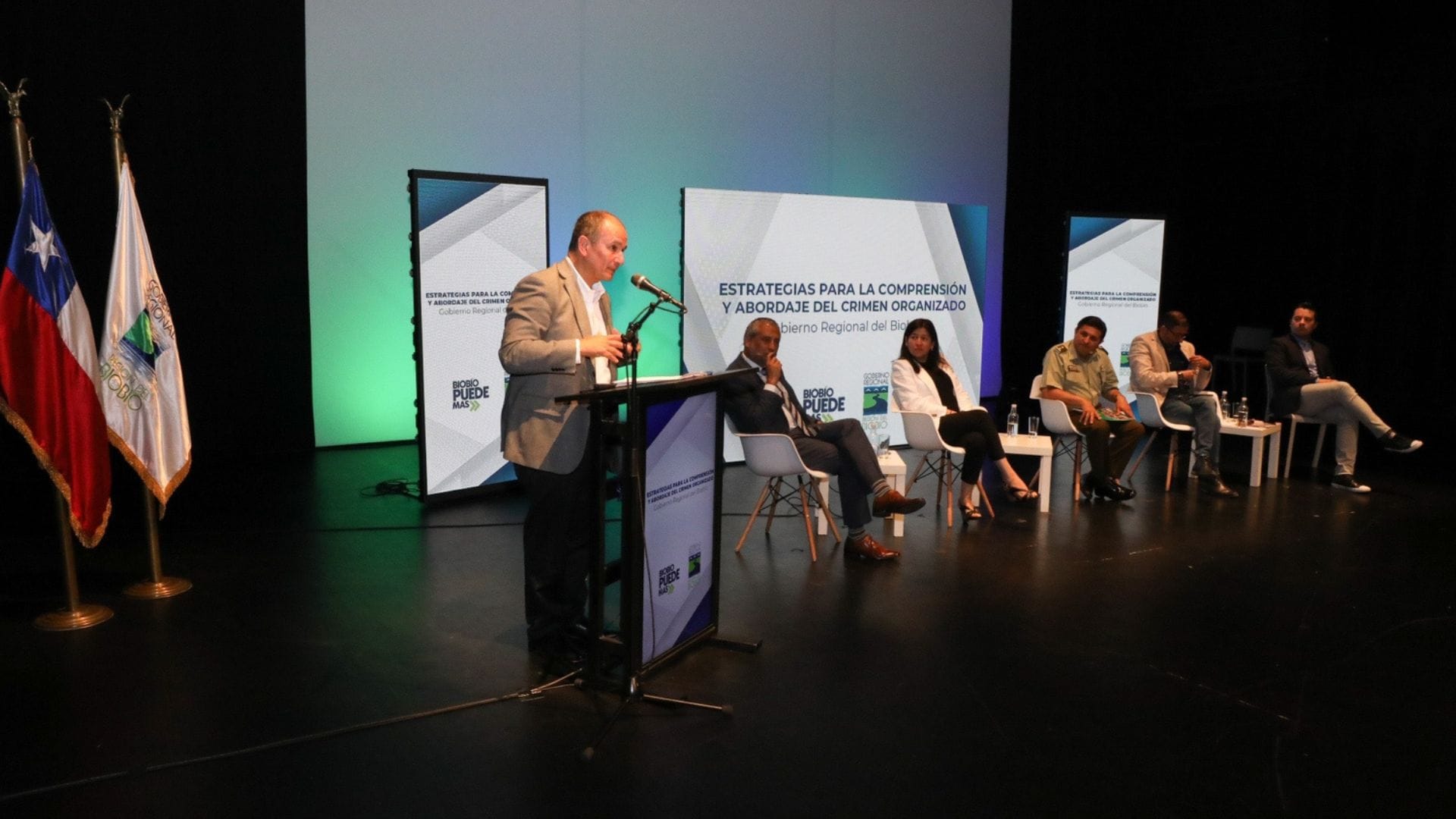 Realizan encuentro en el Biobío para avanzar en trabajo conjunto contra el crimen organizado
