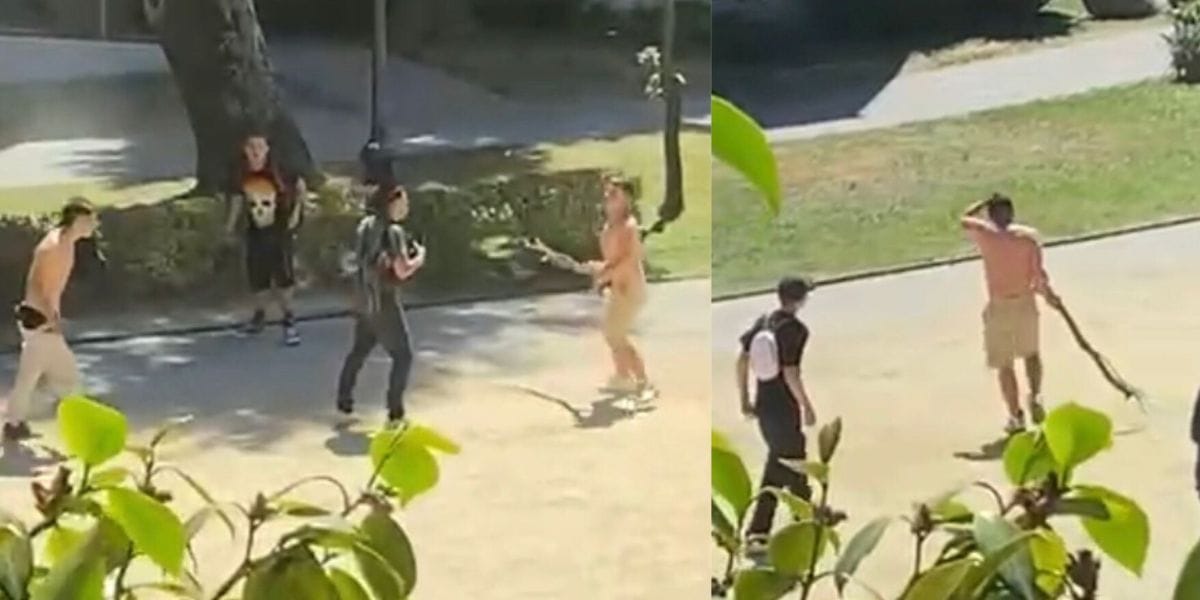 Violenta pelea con cuchillos y palos se registró a plena luz del día en la UdeC