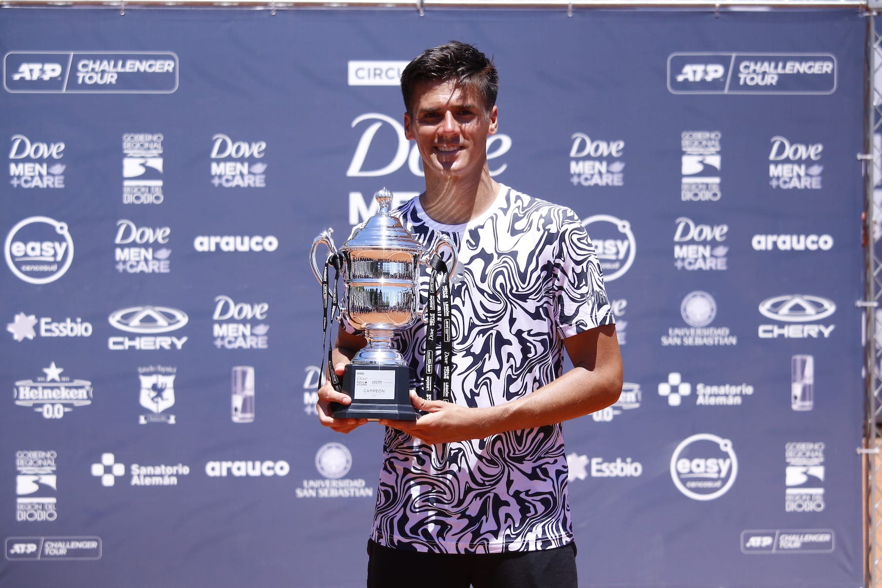 Facundo Coria se coronó como el flamante campeón del Challenger de Concepción