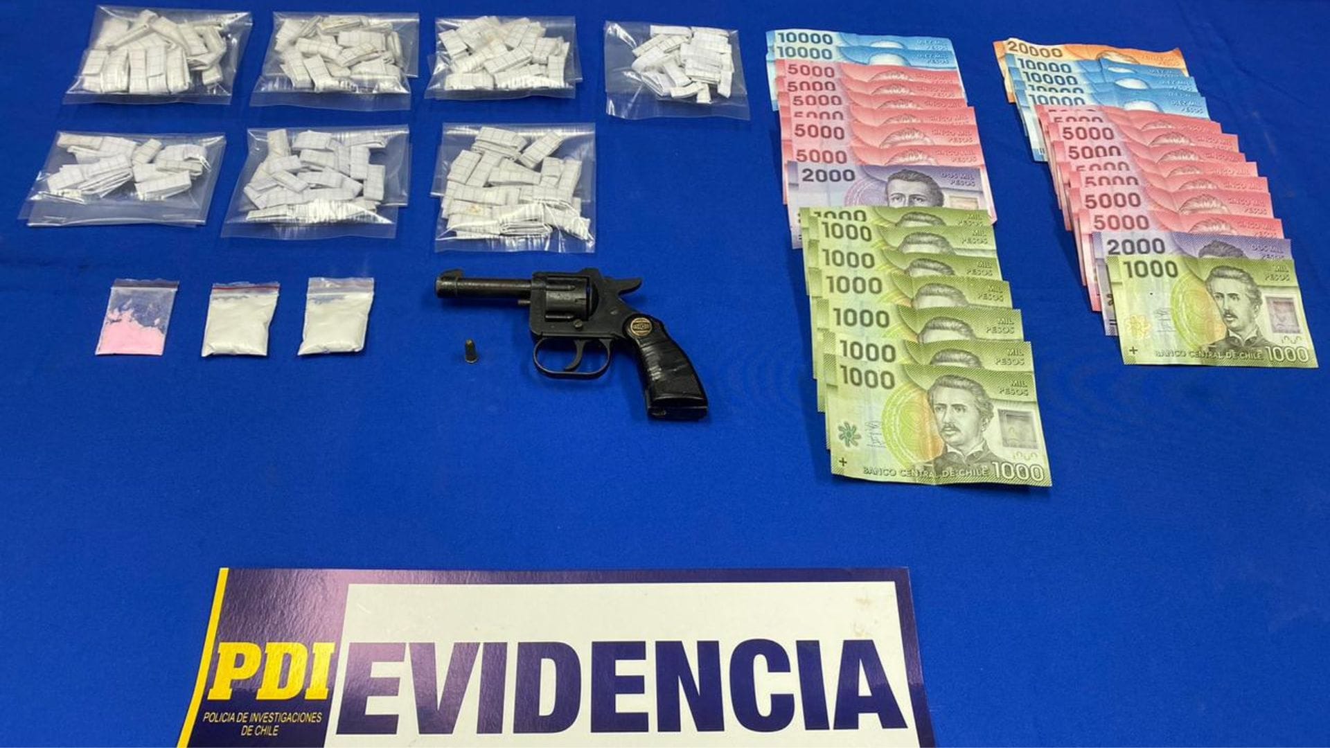 PDI detiene a dos personas por venta de drogas en Hualpén