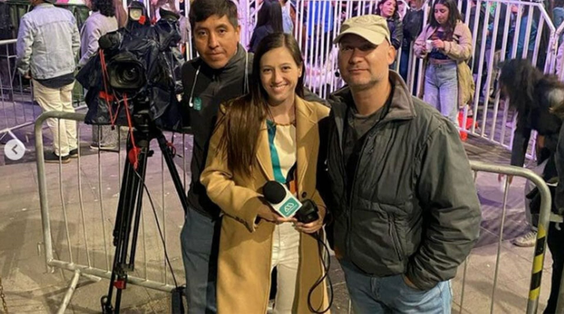 “Dando la vida”: Periodista de Mega sacó elogios por sus bailes en cobertura de Año Nuevo