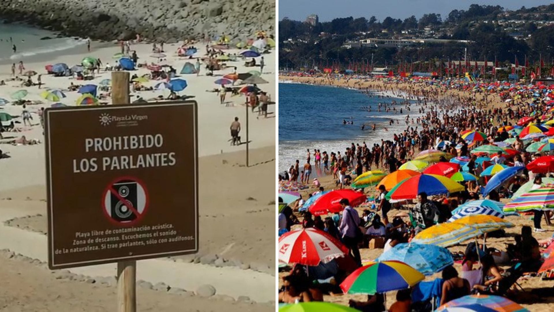 Desde la prohibición de coolers hasta el uso de parlantes: Las nuevas restricciones de algunas playas de Chile