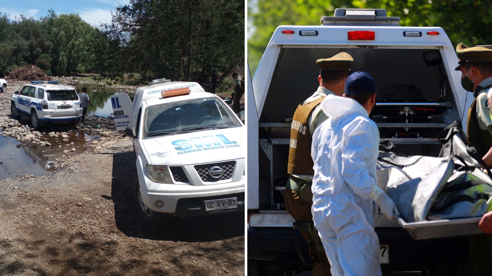 Un terrible hallazgo: Encuentran a hombre fallecido en un pozón del río Chillán