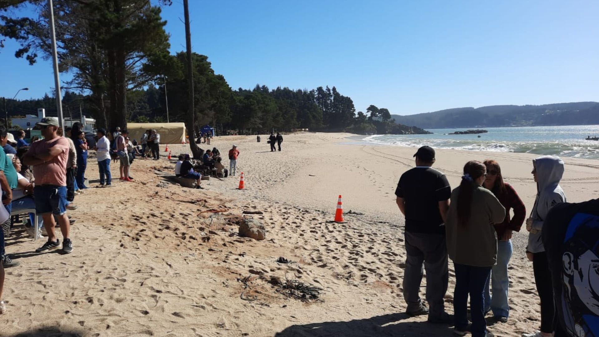 Hallan cuerpo del menor de la familia perdida en las cercanías de playa Pingueral