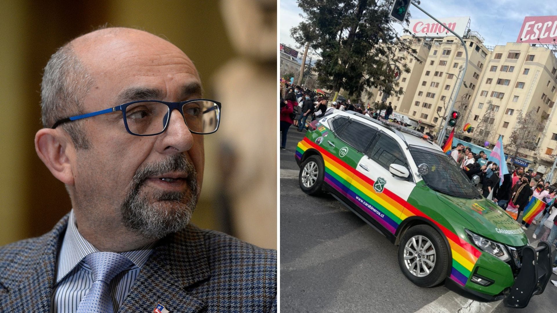 Diputado Leonidas Romero alzó la voz sobre uniformes y carros policiales LGTBQ+: ” Parecen cualquier cosa menos policías”