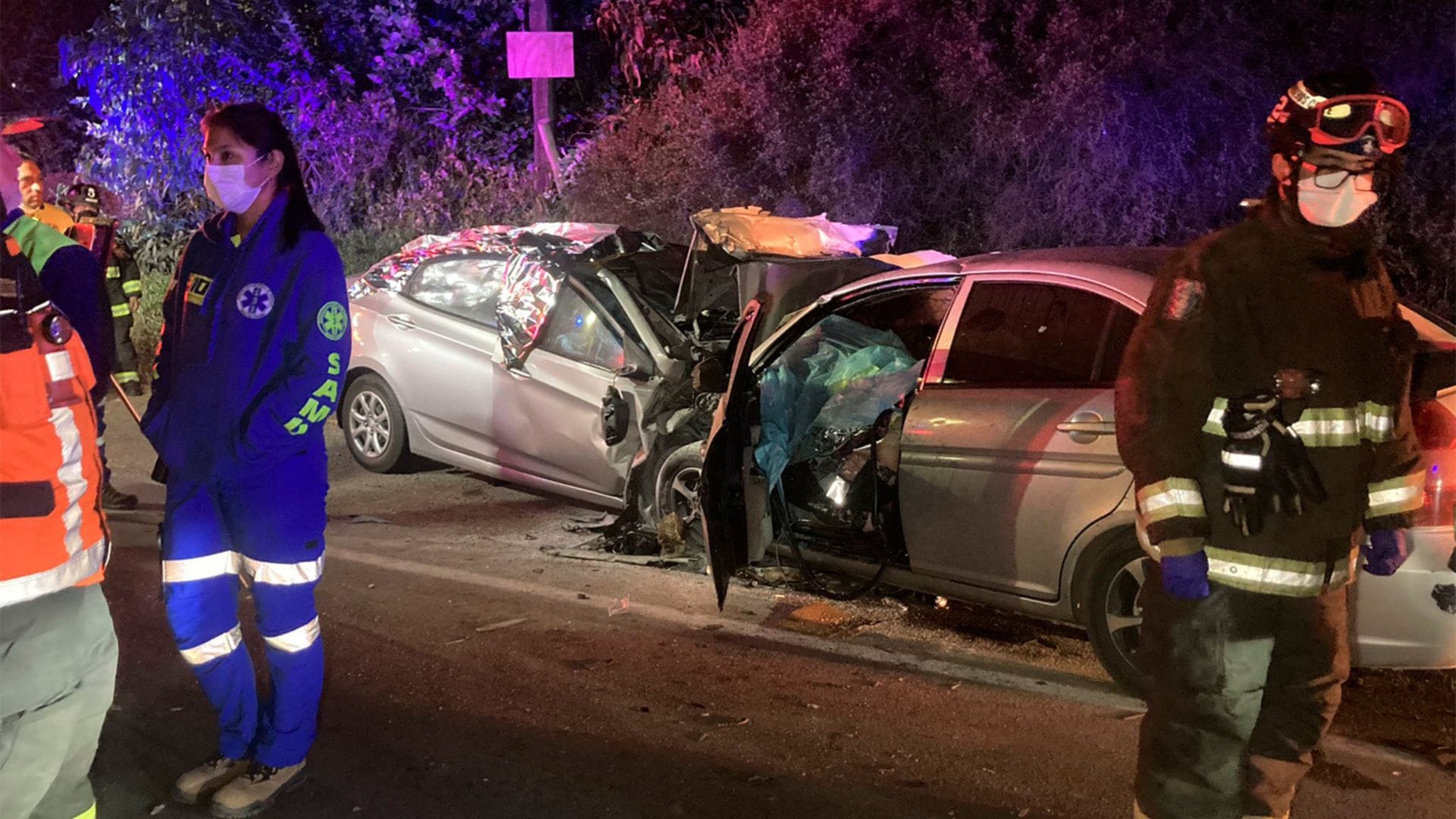 Grave accidente automovilístico en La Serena dejó un total de ocho fallecidos