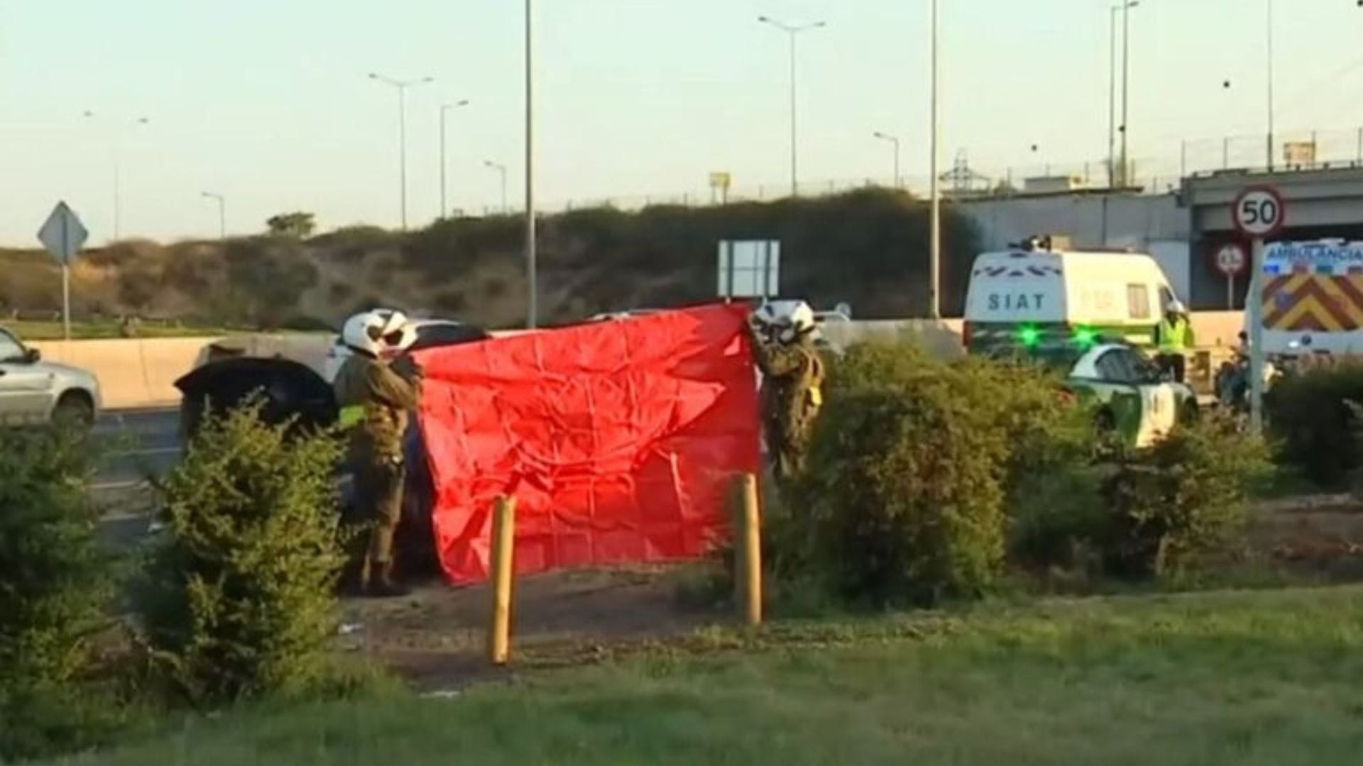 Pareja de adultos mayores falleció en grave accidente de tránsito en Maipú