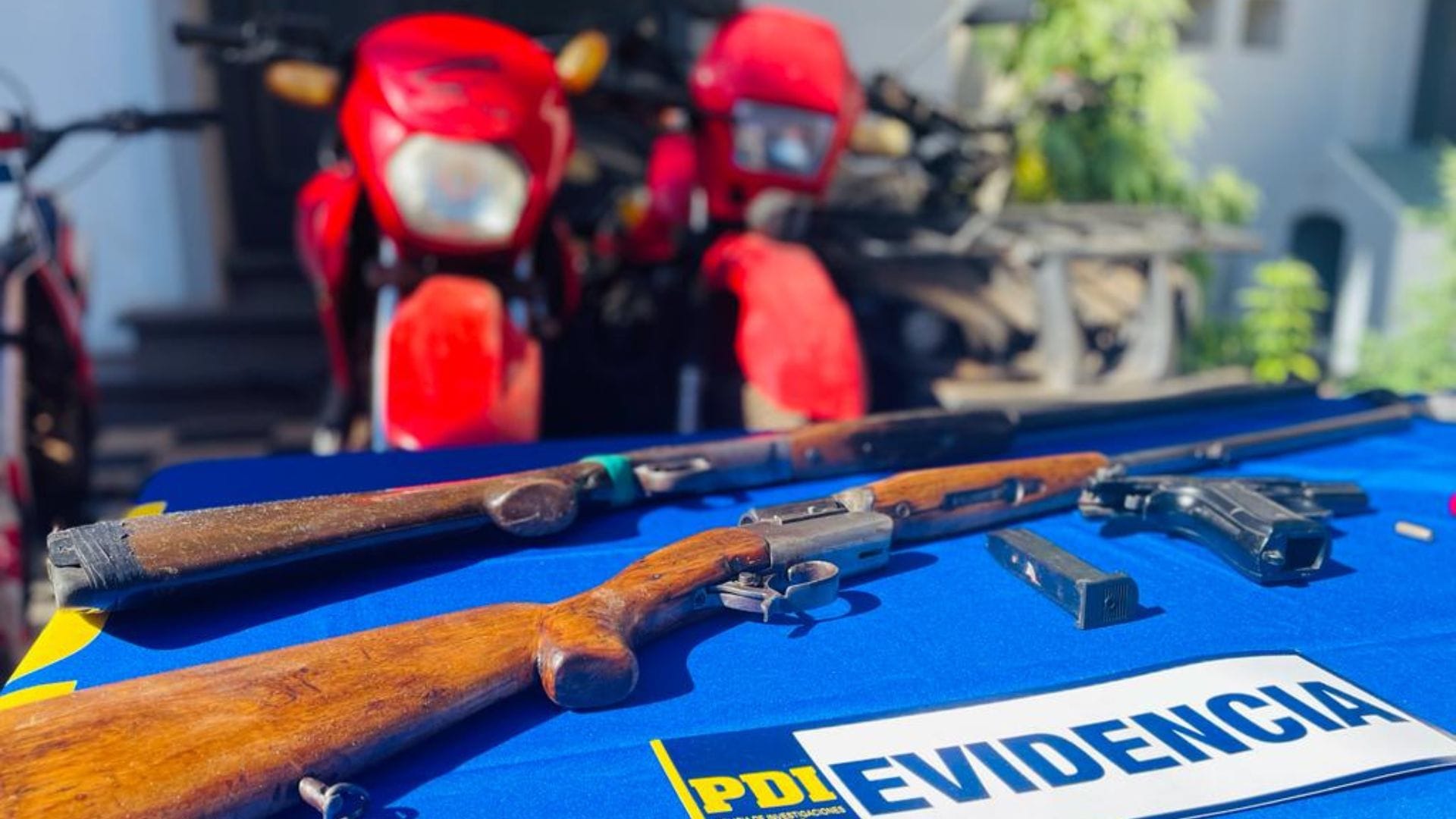 Incautaron armas y drogas: Allanan viviendas y recuperan millonarias especies robadas en Mulchén