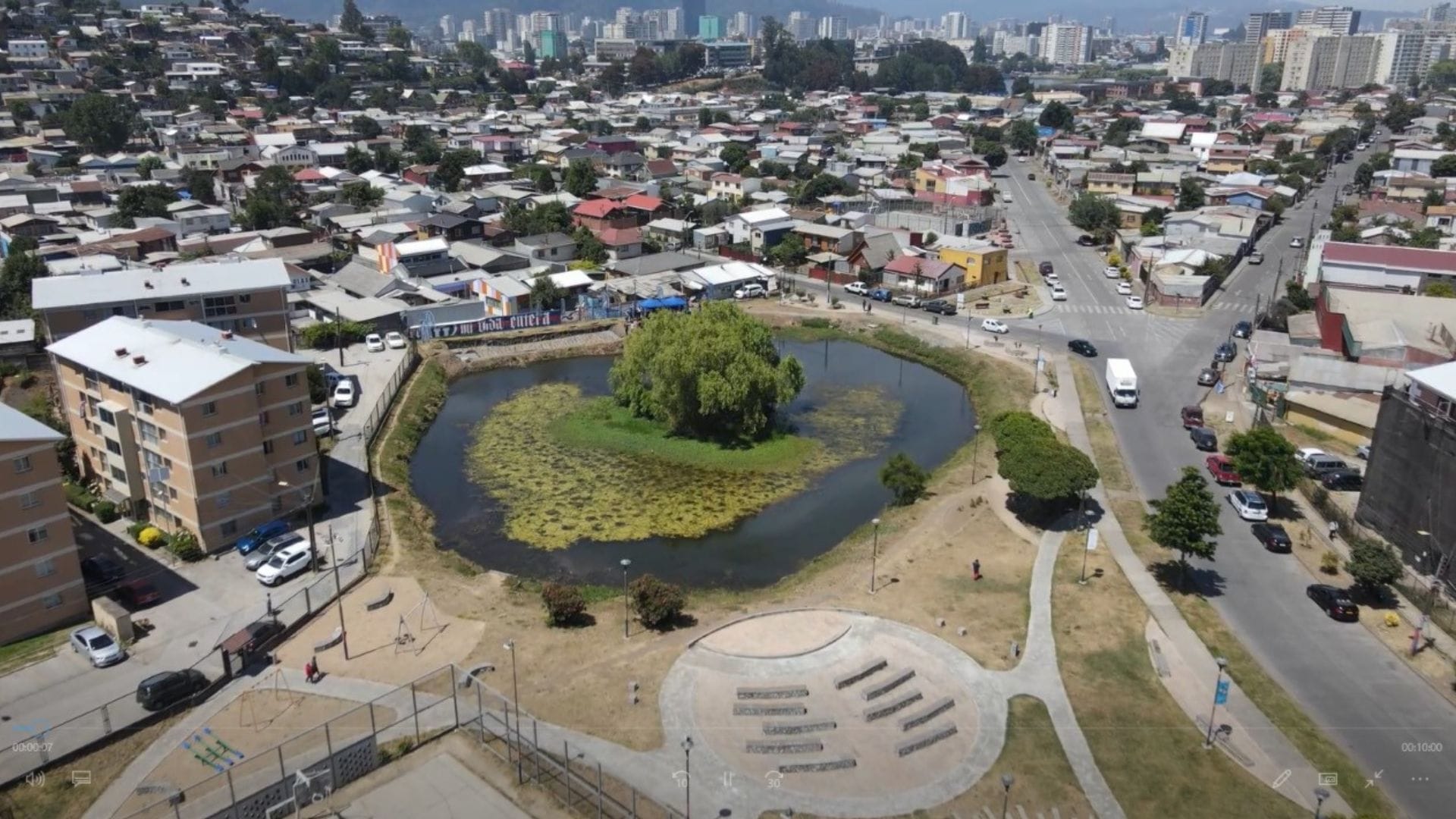 Un hito para Concepción: Inauguran primer humedal artificial en una laguna urbana
