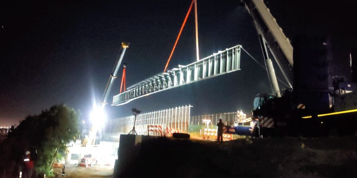 MOP comenzó instalación de vigas en puente La Mochita: Habrá cortes de tránsito