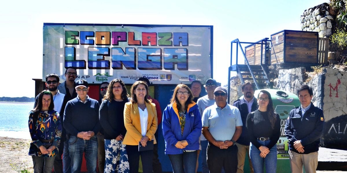 Lenga inaugura primera plaza ecológica digital en el país con enfoque pedagógico