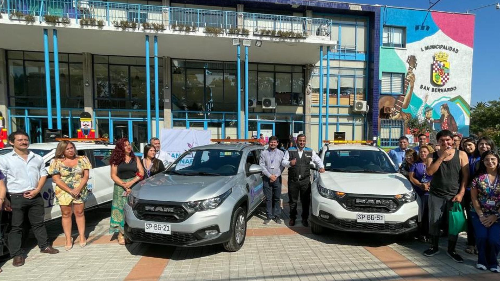 San Bernardo contará con camionetas de seguridad para uso exclusivo: Se enfocará en colegios y centros de salud