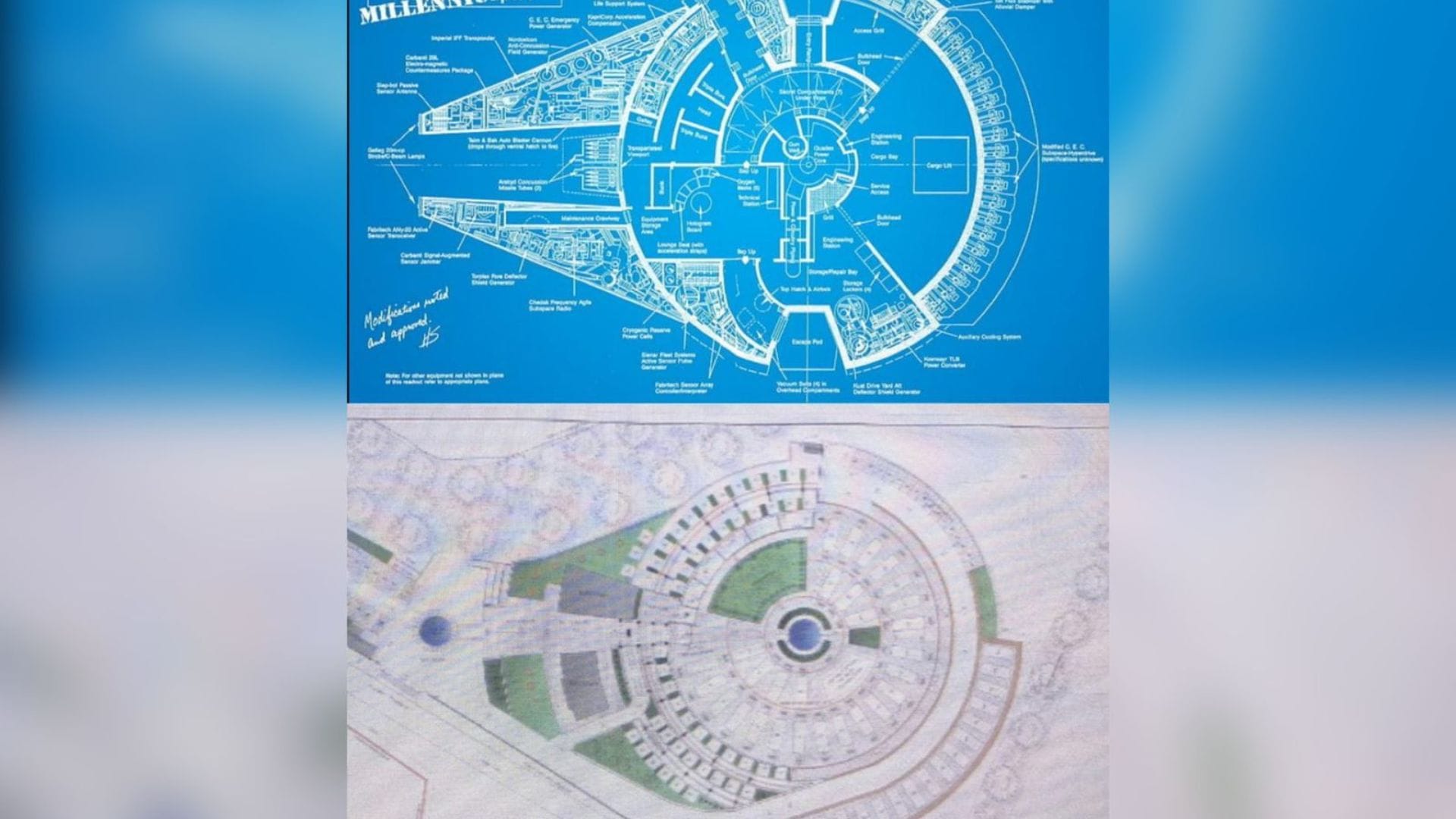 Día de Star Wars: Increíble parecido de Halcón Milenario y futuro cementerio de Penco sorprende a fanáticos
