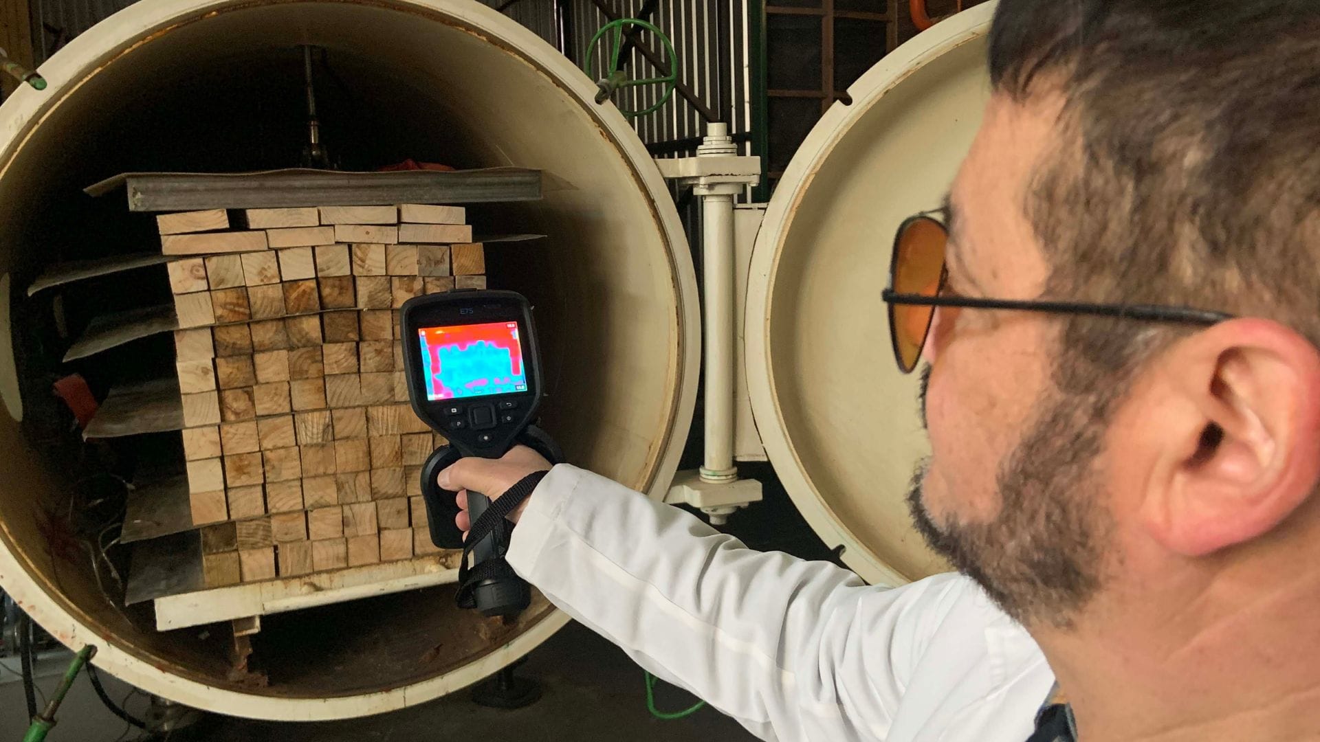 Investigadores de Concepción patentan sistema de sanitizado para eliminar plagas en madera de exportación