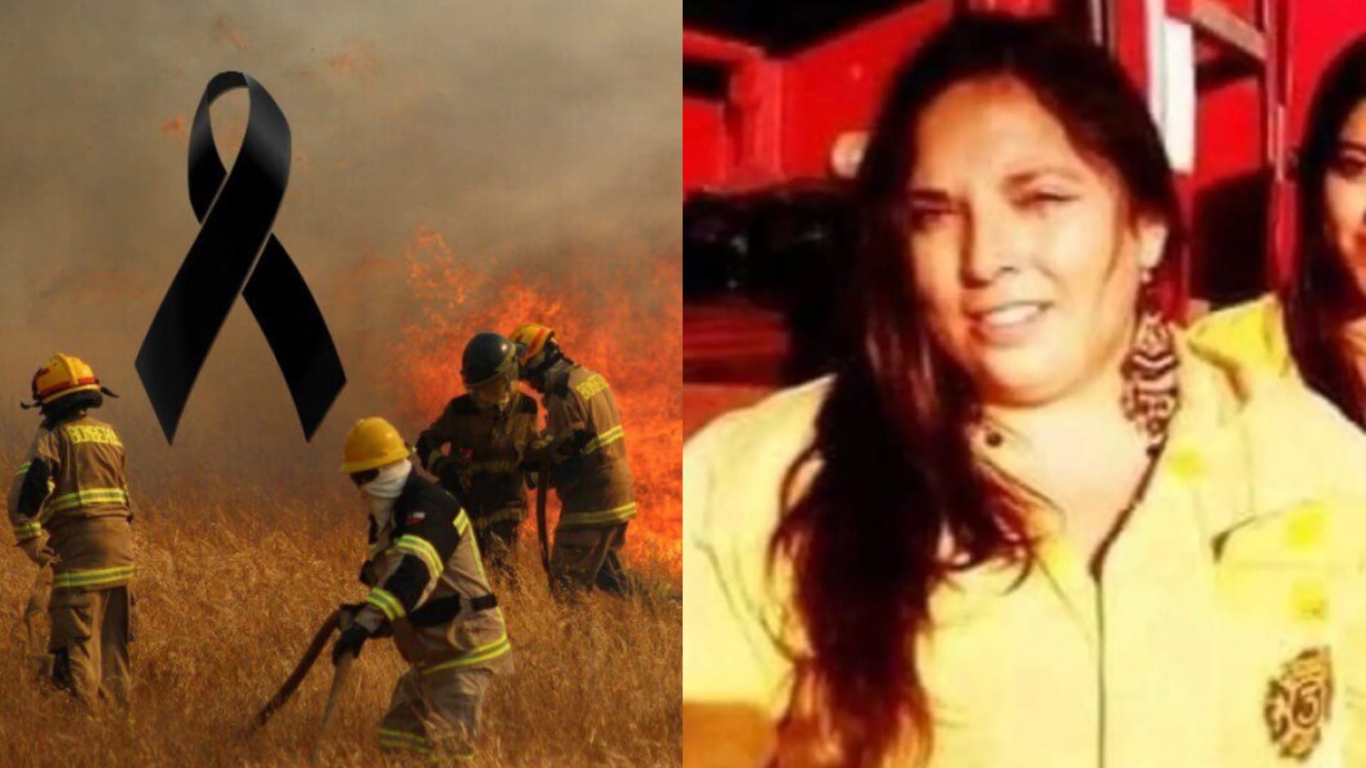 Pesar por fallecimiento de bombera mientras se  combatía incendio forestal en Santa Juana