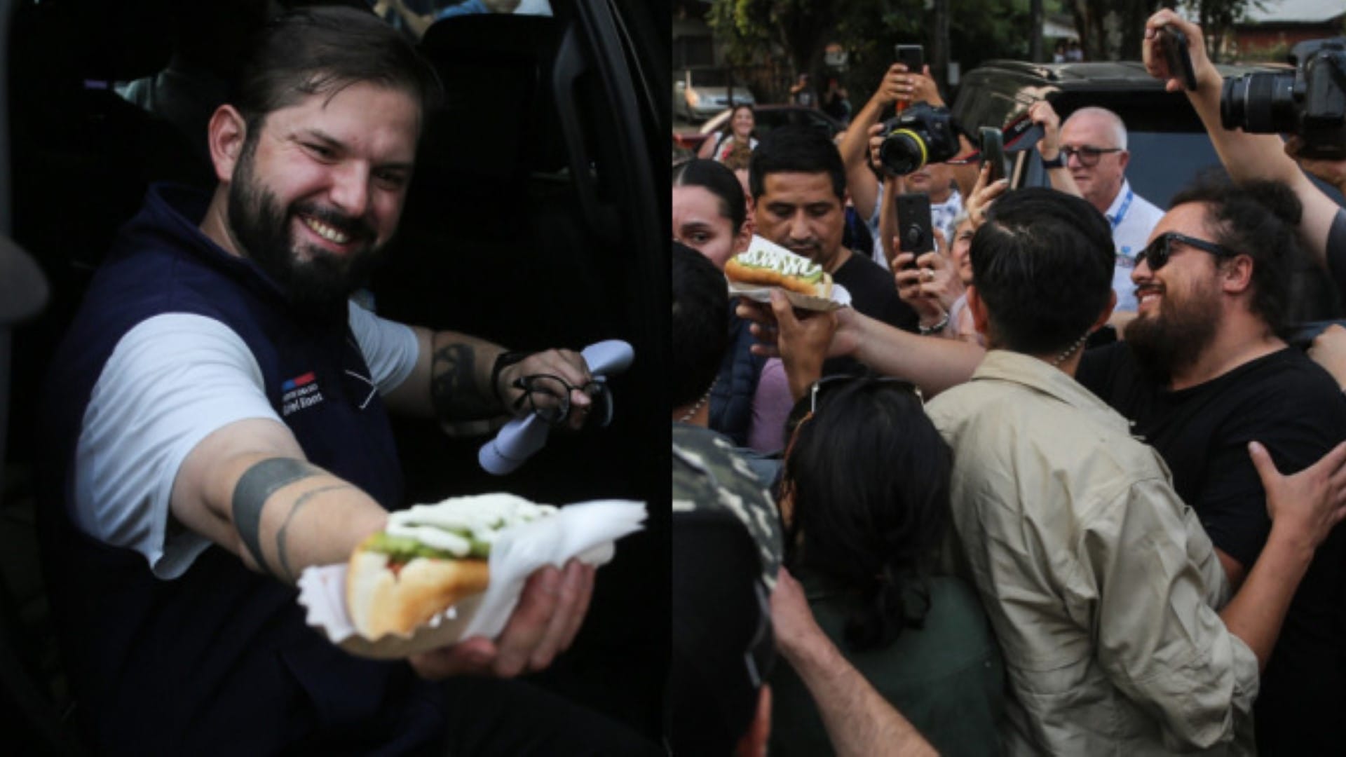 Con un completo despiden al Presidente Boric tras su visita a Santa Juana: ‘No había almorzado’