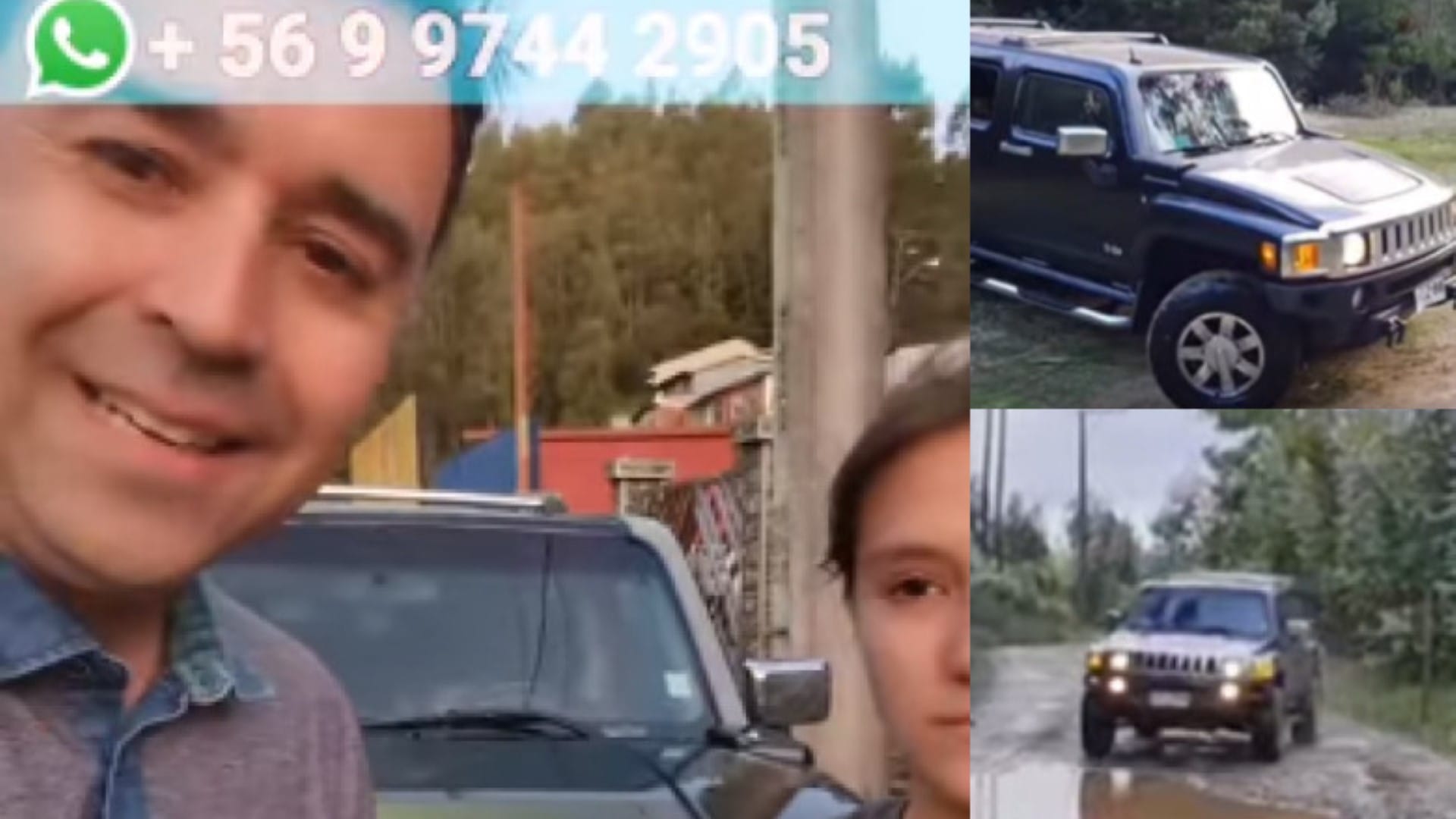 Vecino de Tomé vende su Hummer para ayudar a 50 familias damnificadas por incendios forestales