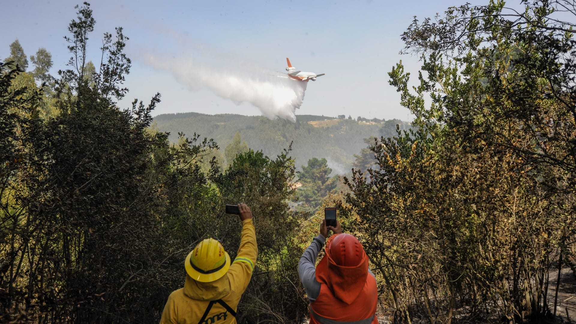 ¡El Ten Tanker ya está listo y vuelve a combatir los incendios forestales en Región del Biobío!
