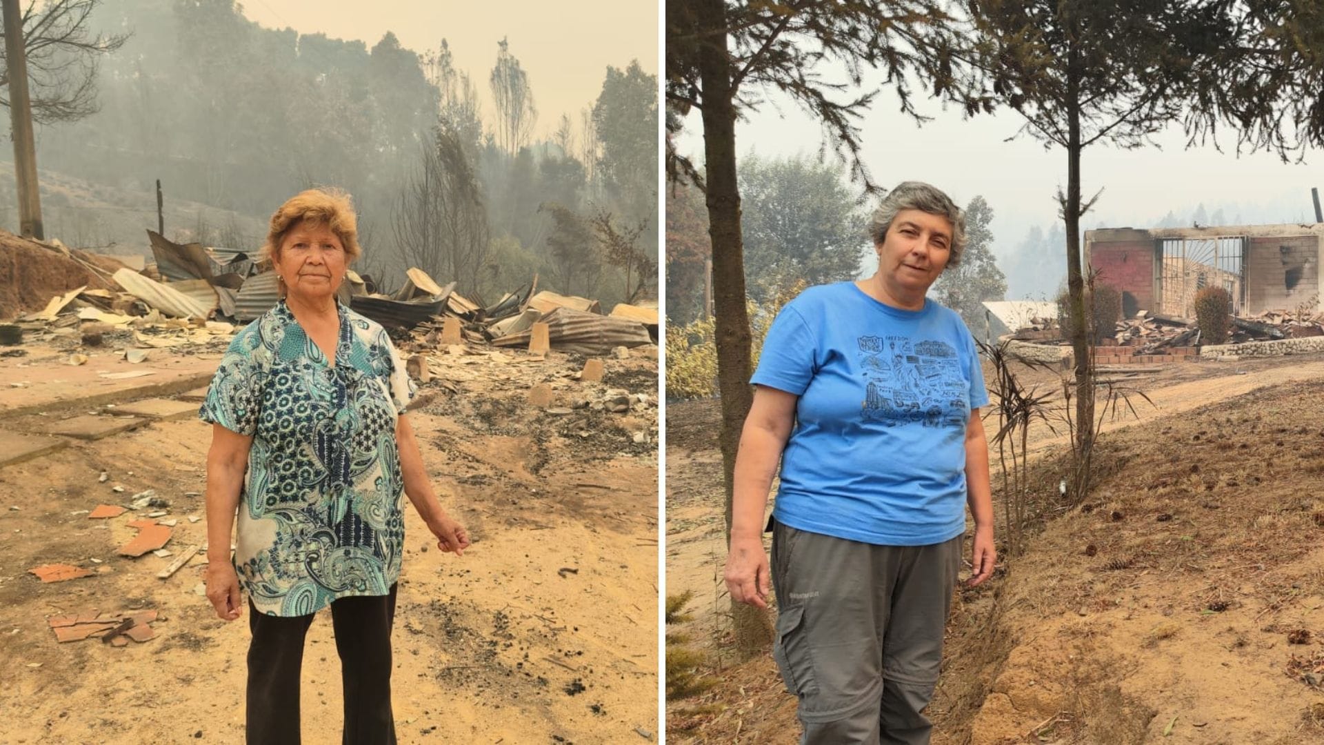 Relato de vecinas de Santa Juana afectadas por incendio: Perdieron sus casas y quedaron con lo puesto