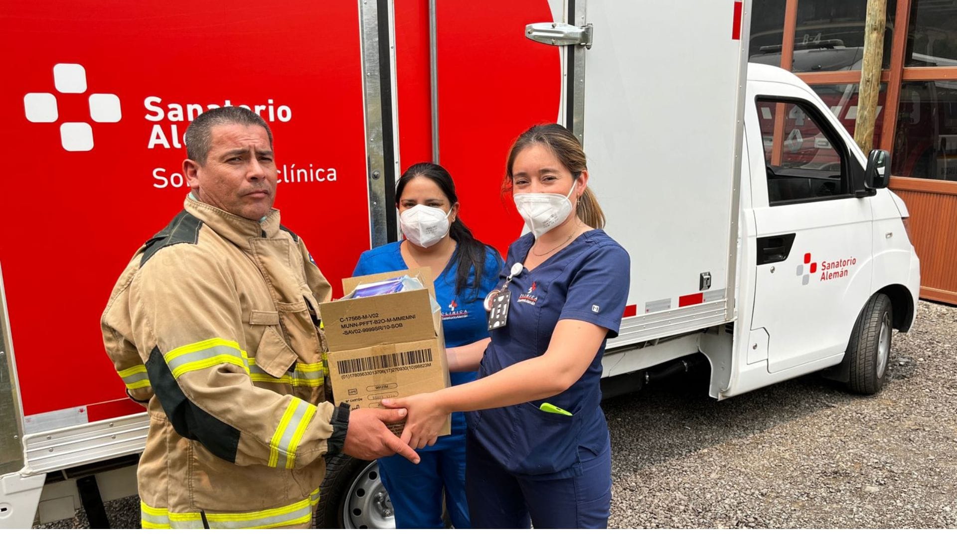 Equipo de Sanatorio Alemán se hizo presente en Florida: Realizaron exámenes a más de 30 bomberos